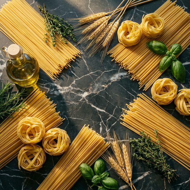Makaron długi — spaghetti, linguine, tagliatelle